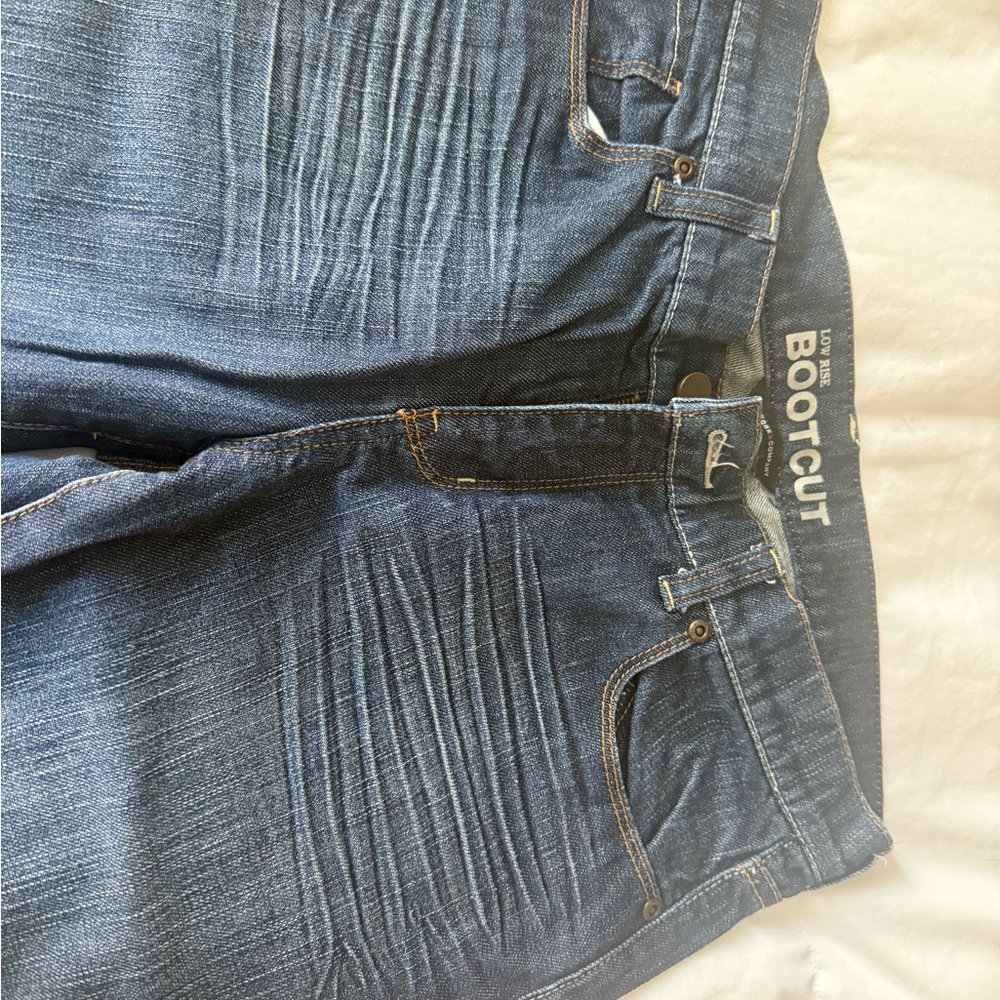 New York & Company Blue Boot Cut Jeans